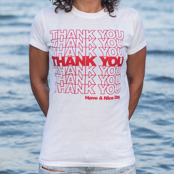 Thank You Bag T-Shirt (Ladies)