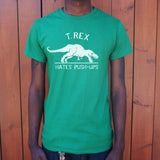 T.Rex Hates Push-Ups T-Shirt (Mens)