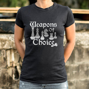 Weapons Of Choice Chess T-Shirt (Ladies)